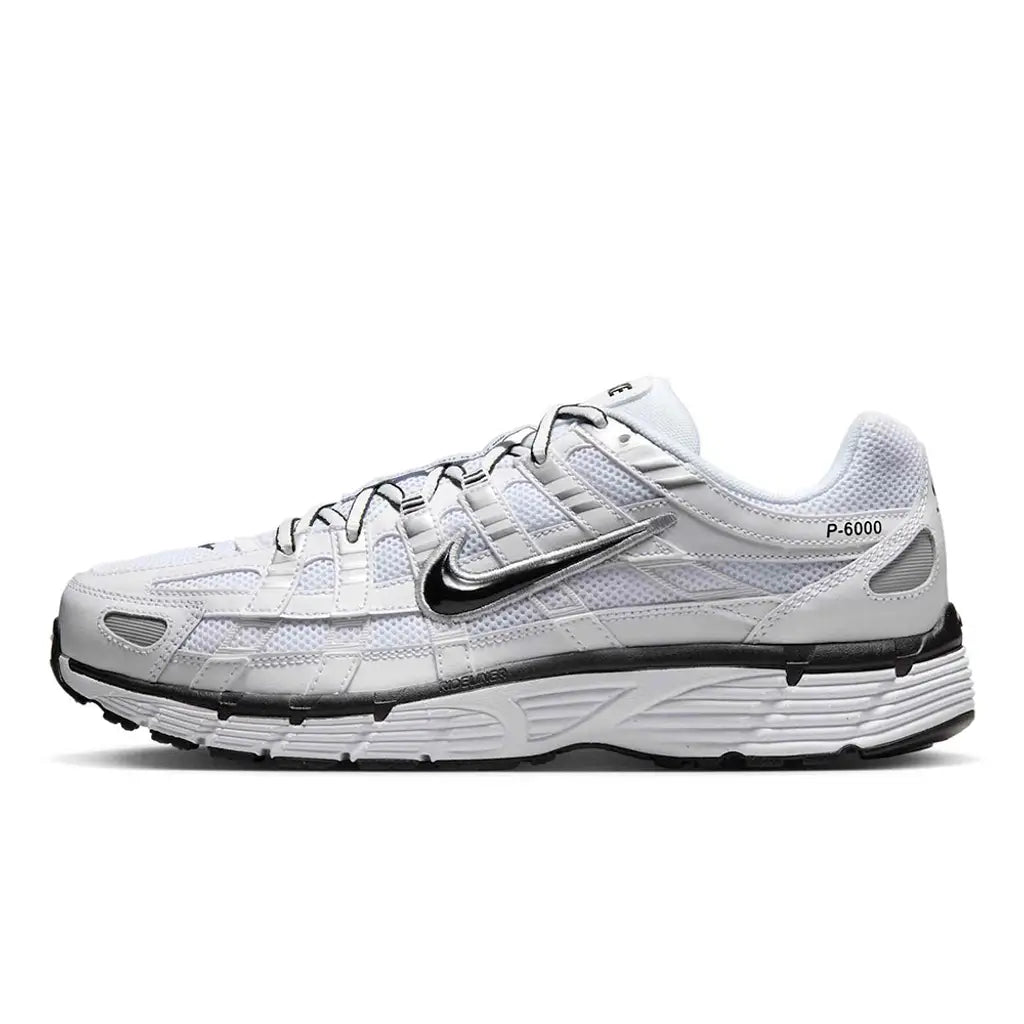 Nike P-6000 'White Metallic Silver Black'